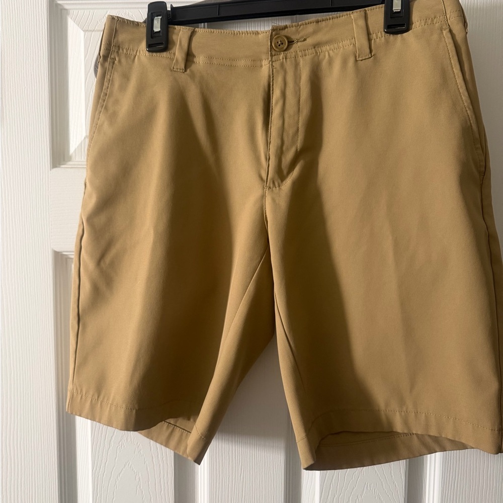 BCG Men's Tan Flat Front Shorts